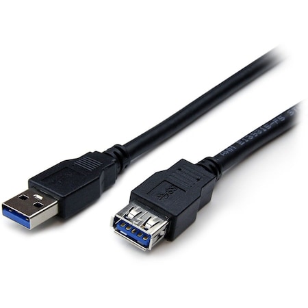 Startech.Com 6 FT BLACK USB 3 EXTENSION CABLE A TO A USB3SEXT6BK