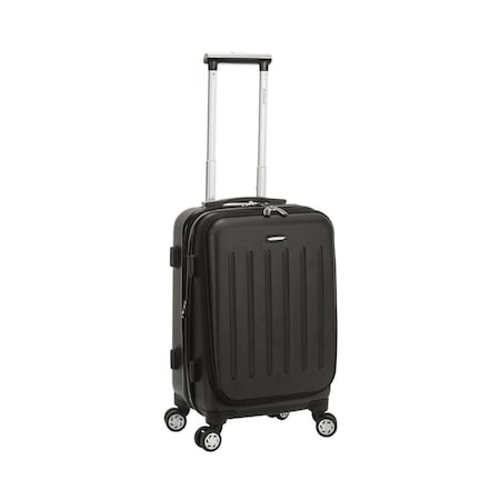 Rockland 19 in. Titan Hard Luggage Abs Spinner Laptop Carry On Black F2401-BLACK