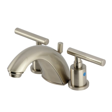 Kingston Brass Widespread Bathroom Faucet with Pop-Up Drain, Brushed Nickel FB8958CML