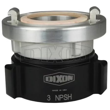 Dixon Rocker Lug Adapter with Buna-N Gasket, 4 in, Storz x FNPSH Swivel, 70DegF SFSA4040S