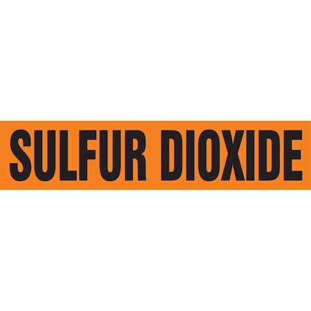Accuform ASME ANSI PIPE MARKER SULFUR RPK679STC