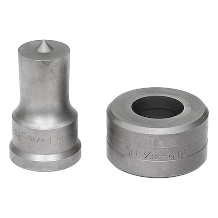 Edwards Oversize Round Punch & Die Set ED9-PDOS1-3/16