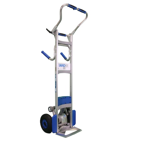 Sano Liftkar Pro Fold-L Pistol Grip Stairclimbing Hand Truck 310 Lbs. Cap., Pneumatic Wheels Wl SP14FL01PI18