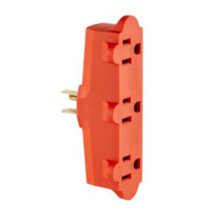Leviton Grounded 3 outlets Outlet Adapter C40-00699-00R