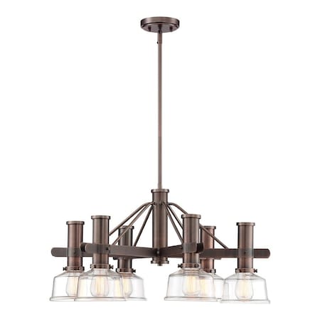Designers Fountain Carson 6 Light Chandelier 96586-SCB