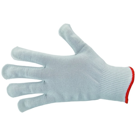 Workhorse Color-Coded Cut-Resistant Hand Protection Gloves, FDA-Compliant, A8, 13 Gauge WH A513-WHT-XLG