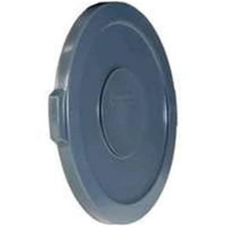 Vortex Brute Round Flat Trash Container Lid, for Use with Brute 2610 10 gal Container, HDPE VO666919