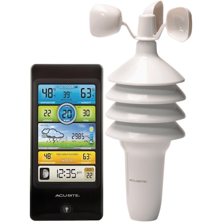Acurite Notos 3-in-1 Weather Station with Color Digital Display 01604A2