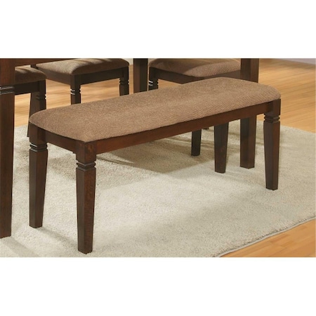 Home Elegance Devlin 44'' Bench in Espresso 2538-13