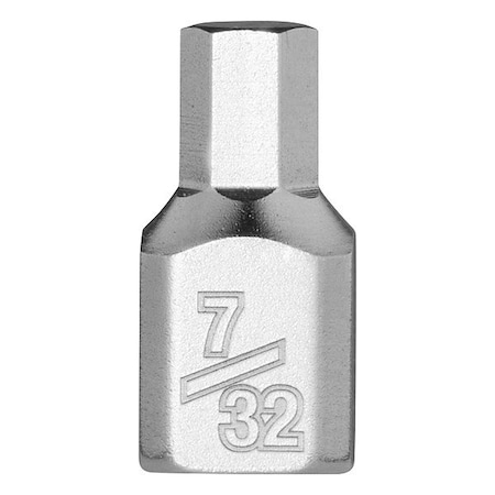 Milwaukee Tool Bit Socket, 1/4" Drive, Chrome, S2 Steel 45-34-1124
