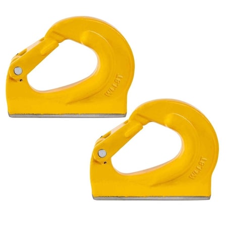 Mytee Products Weld on Anchor Hooks, 17,600 lbs WLL, 2PK AH-W8x2