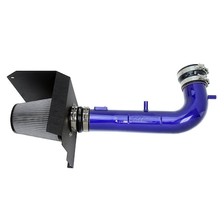 Hps Performance Air Intake Kit with Heat Shield, Blue, 827-707BL