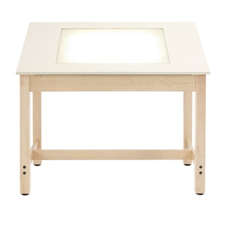 Diversified Spaces Rectangle Light Table, 44" W, 50" L, 39-3/4" H, HPL Top, almond LT-4424