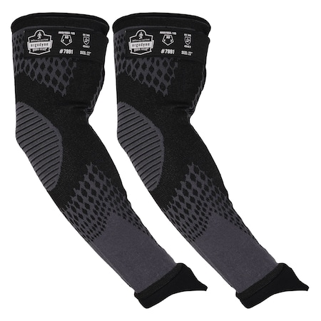 Ergodyne 22 in Black CR Protective Arm Sleeves A9 7991-PR22