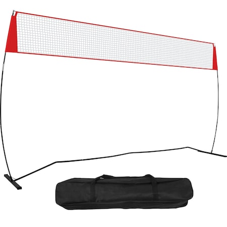 Vevor Freestanding Volleyball Training Net with Stand Carry Bag Indoor Outdoor JH-204