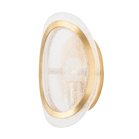 Hudson Valley Lighting Danes 1 Light Wall Sconce 6 In. Vintage Gold Leaf 1501-VGL