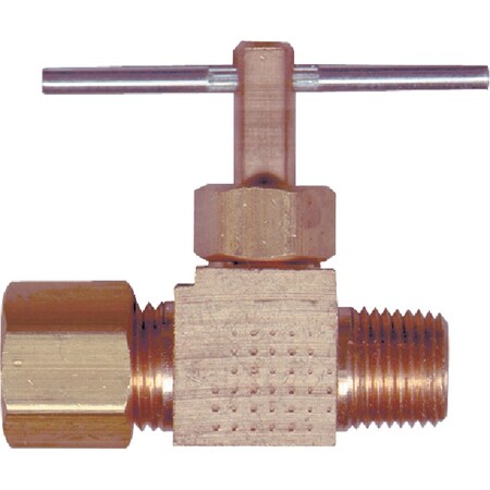 Do It Best 1/8'' MIP x 1/4''OD Brass Straight Tap Valve 45-49-CLF