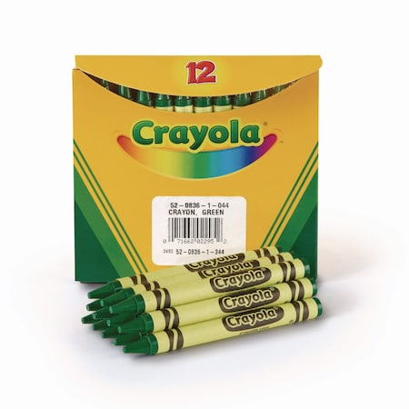 Crayola Bulk Crayons, Green, 12PK 52-0836-044