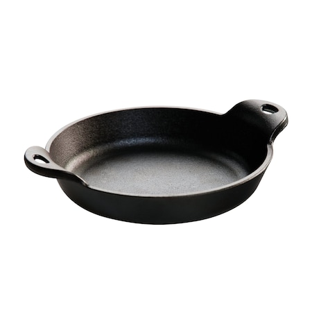 Lodge Heat-Treated 14 Ounce Round Cast Iron Mini Server, 6PK HMSRD