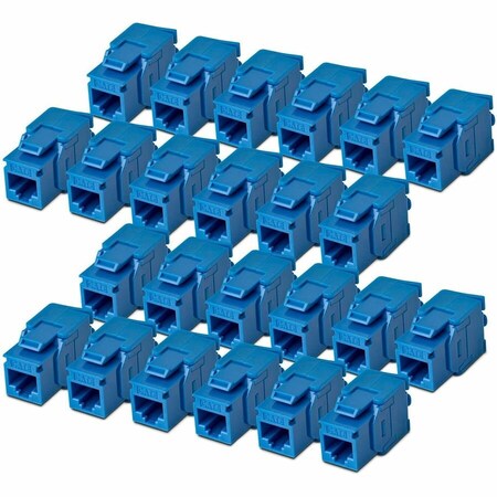 Startech.Com 24-PACK OF CAT6 RJ45 UTP KEYSTONE JACKS IS IDEAL FOR PATCH PANELS AND WALL PLATE, 24PK C6KEYTL180BL24PK