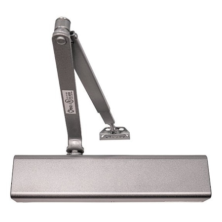 Pdq Commercial Door Closer, Delayed Action Spring Cush Stop Hold Open , Aluminum Finish 5541-BC-SCSHO-689