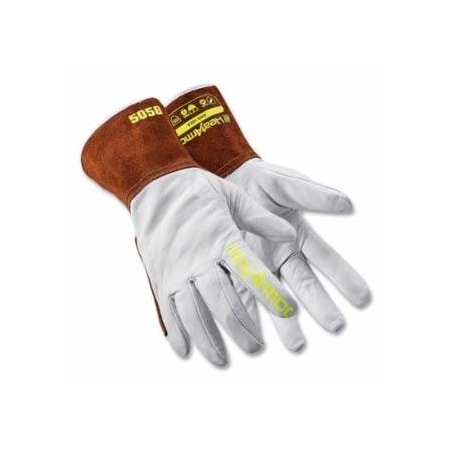 Hexarmor HeatArmor MIG/TIG Welding Gloves, 5058, TIG Welding, Pearl Grain Goatskin, Large,  572-5058-L-9