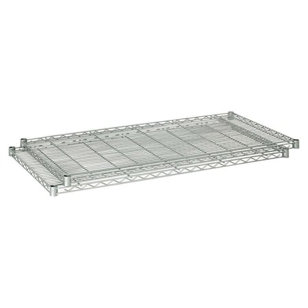 Safco Wire Shelving, 24"D x 48"W, Gray 5296GR
