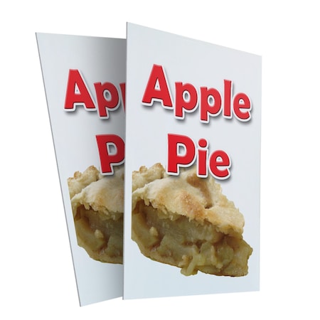 Signmission Apple Pie, Plastic Signs Only 24 Inch x 36 Inch, Corrugated Plastic, 2PK CSB-2436-2PACK-Apple Pie
