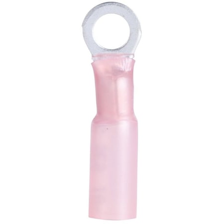 Gardner Bender Xtreme Ring Terminal, 600 V, 22 to 18 AWG Wire, 8 to 10 Stud, Nylon Insulation, Red AMT-100