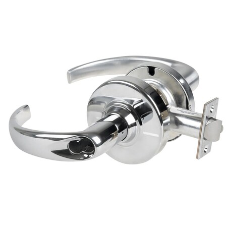 Schlage Grade 1 Entrance/Office Lock, Sparta Lever, SFIC Prep Less Core, Bright Chrome Finish, Non-Handed ND50BD SPA 625