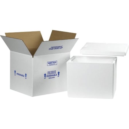 Partners Brand Insulated Shipping Kits, 13 3/4" x 11 3/4" x 11 7/8", White, 1/Case 238C