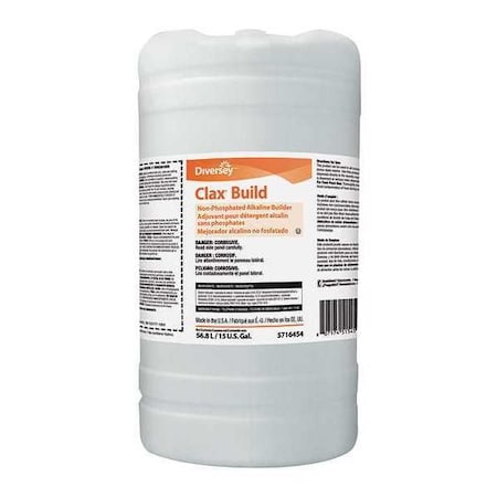 Diversey Laundry Detergent Booster, Drum, 15 gal 95716454