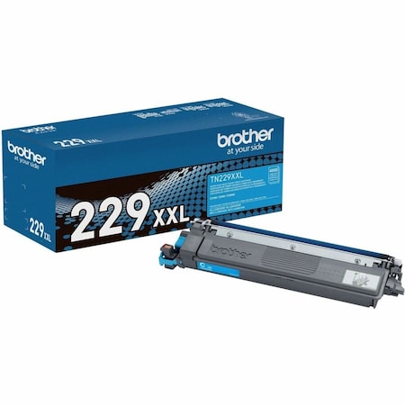 Brother Super High Yield Cyan Toner Cartridge 4,000 Yield TN229XXLC