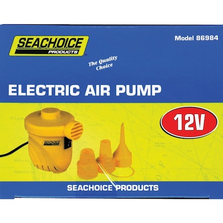 Seachoice 12V 0.78 psi General Inflatables and Boating Electric Inflator 86984