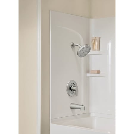 Moen Rinza Posi-Temp 1-Handle Lever Tub & Shower Faucet Spot Resist Brushed Nickel 82628SRN