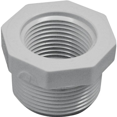 Lasco Reducer Bushing, 114 x 1 in, MPT x FPT, PVC, SCH 40 Schedule 439168BC