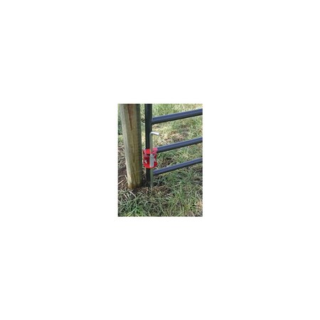 Speeco Gate Anchor, Steel, Red, For: 1-5/8 to 2 in OD Round Tube Gate S16100200