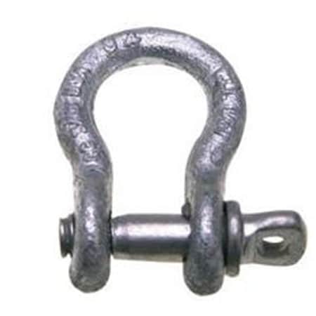 Homestead 419 1/2 Inch 2T Anchor Shackle W-Screw Pin Carbon HO436836