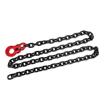 Mytee Products 3/8 in x 6 ft G80 Front Axle Chain w/ Omega Link 7100 lbs WLL CH386-Axle-OL-G80