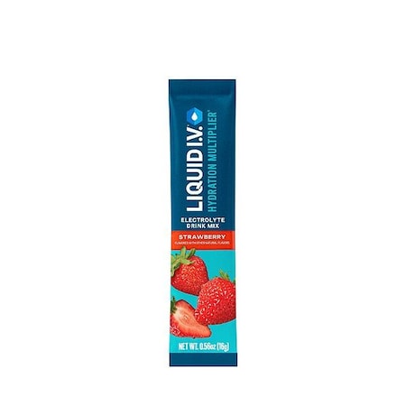 Liquid I.V. Sports Drink Mix, 0.6 oz, Strawberry, PK100 LVHS-0105