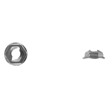 Disco Automotive Hardware 1/4in Stud Size 7/16in Hex 9/16in Flange, 40PK 262MT
