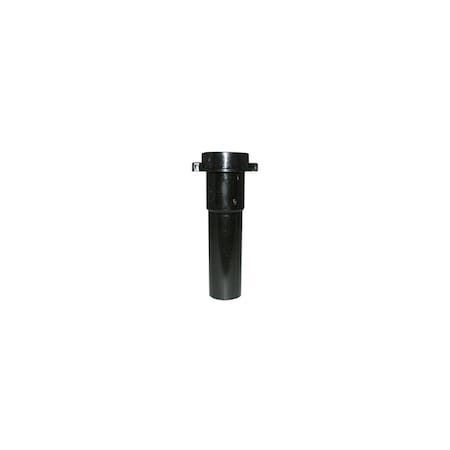 Larsen Supply Co. Drain Extension, Slip Joint, Black Plastic, 1.5 x 6-In. 03-4361