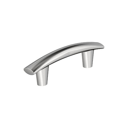 Amerock Willow 3 inch (76mm) Center-to-Center Polished Chrome Cabinet Pull, 25PK 25VMP3730926
