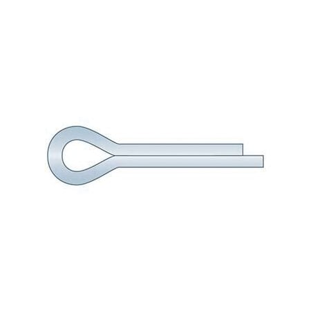 Huyett Cotter Pin, Zinc Plated Carbon Steel, 0.312 in Dia x 3.500 in Effective Length CP-312-3500