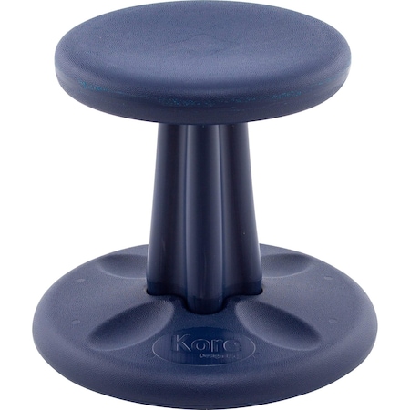 Kore Design Pre-School Wobble Chair for Schools, Classrooms, 12in tall, Active Seating, Dark Blue 803881