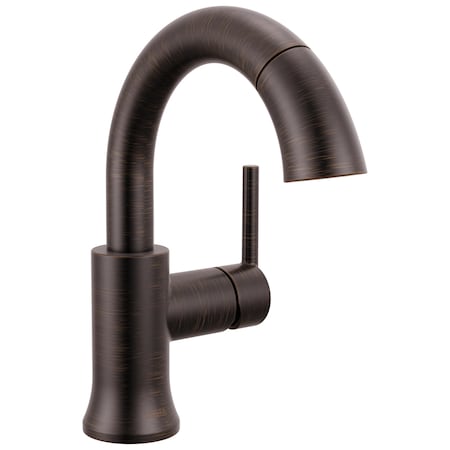 Delta Trinsic Single Handle Pull-Down Bathroom Faucet In Venetian Bronze 559HAR-RBPD-DST