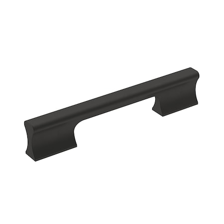 Amerock Status 5-1/16 in 128 mm Center-to-Center Matte Black Cabinet Pull BP36838FB