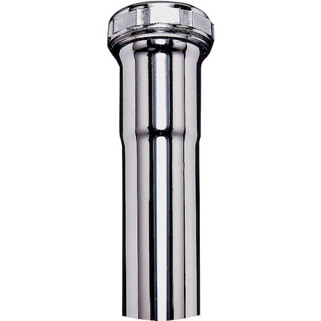 Plumb Pak Pipe Extension Tube, 112 in, 8 in L, SlipJoint, Brass, Chrome PP13-8CP