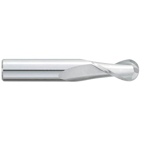 Garr Tool End Mill, Ball Nose Center Cutting Standard Length, 11/32 in Cutter Dia 16210