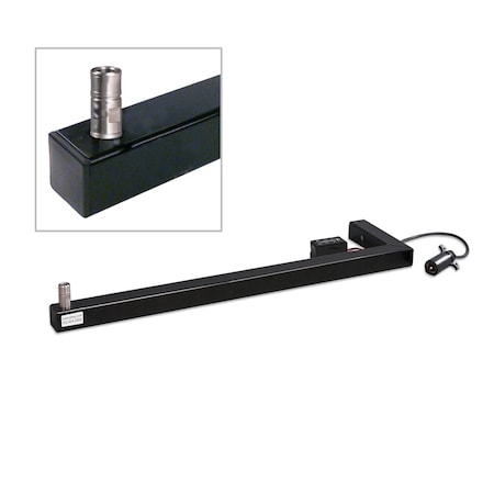 Safetywhips Warning Whip Mount, Black, Steel, 37.5 Length, 107db Backup Alarm, 7 Way power plug connector HMLQDA